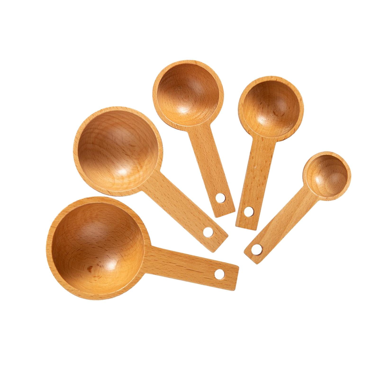 Wooden Measuring Spoon Set - Kitchen Cooking Tools – StepUp Coffee