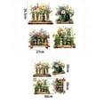 thumbnail image 4 of 4Pcs Hanging Plant Wall Stickers Colorful Flower In Pots Decal Wall Art Stickers, 4 of 7
