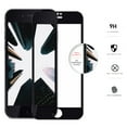 thumbnail image 2 of ZIZO TEMPERED GLASS Screen Protector for iPhone SE (3rd and 2nd gen)/8/7 - Black, 2 of 6