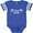 Football Blue and White, variant on Inktastic Cousin Crew with Flowers Girls Baby Bodysuit