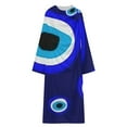 thumbnail image 5 of Evil Eye Talisman Bathrobe Plush Bathrobe Cozy Unisex Winter Bathrobe Warm Water Absorbent, 5 of 9