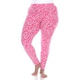 thumbnail image 1 of White Mark Leggings Léopard Super Doux pour Femmes, 1 of 5