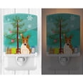 thumbnail image 2 of Caroline's Treasures BB4260CNL Merry Christmas Tree Bull Terrier Red White Ceramic Night Light, 6x4x3", multicolor, 2 of 2
