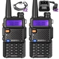 thumbnail image 1 of Radio bidireccional Baofeng UV-5R de doble banda de largo alcance, paquete de 2, 1 of 7