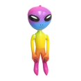 thumbnail image 4 of Juguetes inflables de extraterrestres, decoración inflable de Halloween, accesorio para disfraces, infla fiestas, cumpleaños, festivales, Colorido 90cm, 4 of 8