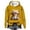 E1-Yellow705, variant on Puliio Womens Oversized Highland Cow Print Pullover Hoodies Fall Casual Long Sleeve Hooded Sweatshirts with Kangaroo Pockets