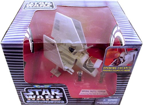 Star Wars Micro Galaxy Squadron Tydirium Shuttle - Veicolo Giocattolo Da 7 Pollici Con 4 Micro Figure Di Han Solo E Stormtrooper