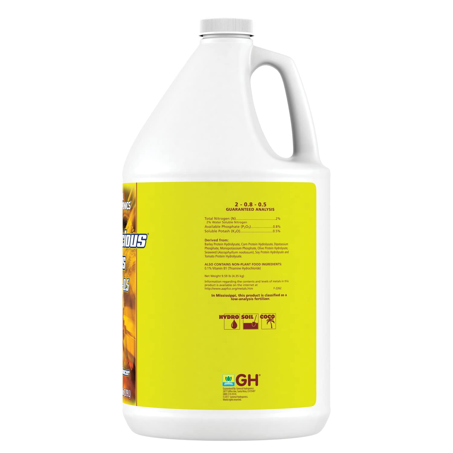 General Hydroponics Floralicious Plus for Gardening, 16-Ounce [1 Pint]