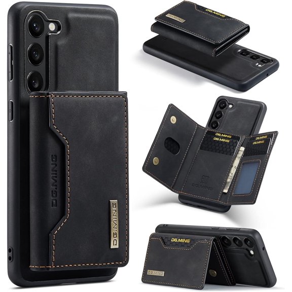Phone Case 2 in 1 Detachable Leather s for Samsung Galaxy S24 Ultra 5G Case Wallet with Card Holder Men 6.8''