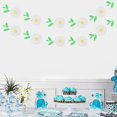 thumbnail image 3 of 3Pcs Daisy Flowers Hanging Banner Daisy Flower Leaves Garland Spring Daisy Party Supplies, 3 of 4