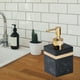 thumbnail image 4 of Manual de dispensador de jabón de resina reutilizable Vacío Loción líquida Envase para Habitación Cocina Tabletop Ducha Champú - Black-250ml Sunnimix Dispensador de loción de jabón, 4 of 7