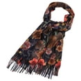 thumbnail image 6 of Sakkas Oria Women's Soft Lightweight Colorful Printed Shawl Scarf Wrap Stole - Floral 2 - One Size Regular, 6 of 7