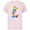 Soft Pink, variant on Disney Mickey Mouse Rainbow Tie Dye - Short Sleeve Cotton T-Shirt for Adults- Customized-Black