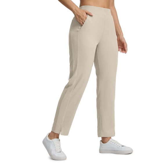 Women's Golf Pants Lightweight Travel Pants for Athletic Stretch UPF 50