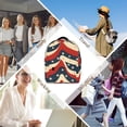 thumbnail image 5 of 8.1×10in Casual Women'S Backpack With Anti-Contraction And Stretch For Sports Activities Travel Picnics Independence Day Theme Star (6), 5 of 8