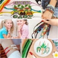 thumbnail image 2 of Kit para hacer pulseras PAXCOO, 985 piezas, con 110 madejas de hilo de bordar, 2 of 7