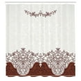 thumbnail image 3 of Ambesonne Vintage Shower Curtain, Floral Persian Design, 69"Wx70"L, Beige Brown, 3 of 5