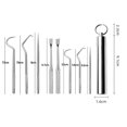 thumbnail image 2 of Juego de palillos de dientes portátiles, palillos de dientes reutilizables de acero inoxidable con soporte para picnic y acampada al aire libre, 2 of 5
