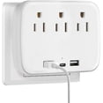 thumbnail image 1 of Cruise Power Strip No Surge Protector with USB, Multi Plug Outlet Extender 3 Outlets and 3 USB Ports(1 USB C), Cruise Essentials Wall Outlet Splitter for Cruise Ship Travel Home Office, 1 of 7