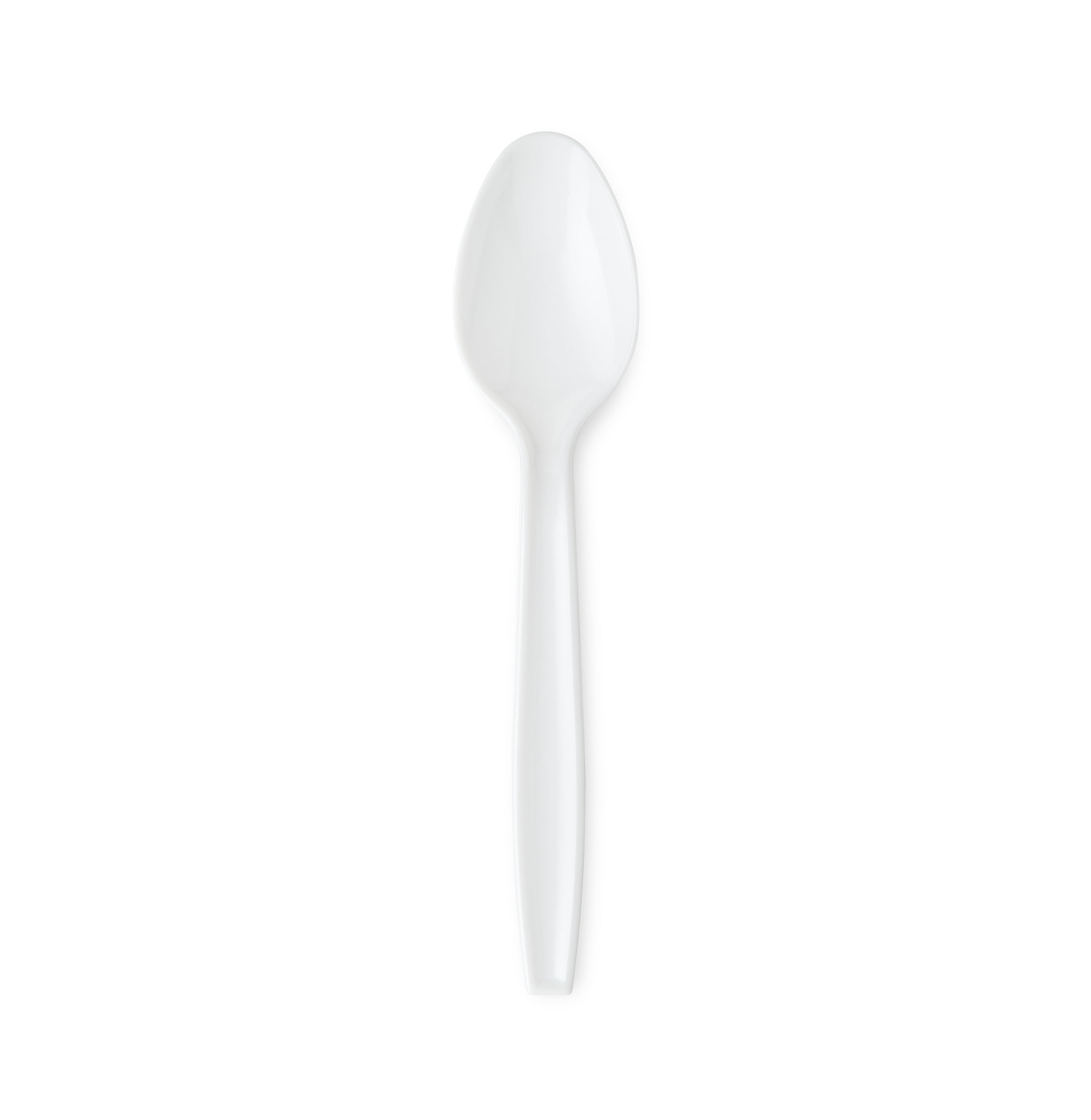 Great Value Everyday Disposable Plastic Spoons, White, 100 Count - image 4 of 7