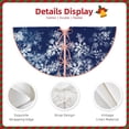 thumbnail image 3 of Sikiie Christmas Blue Christmas Tree Skirt, Christmas Tree Decorations, Christmas Decor, Tree Mat Decoration(30-48IN)-48", 3 of 6