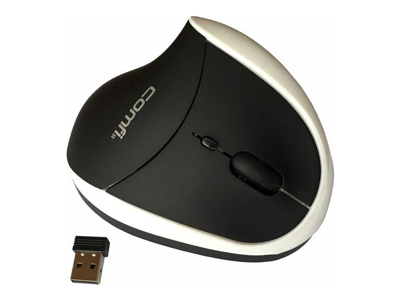 Ergoguys Comfi II Wireless Ergonomic Computer Mouse, White