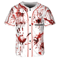thumbnail image 2 of Lotusprinthandmade Personalized Halloween Horror They Will Never Find You Unisex Baseball Jersey XS-5XL Multicolor (S), 2 of 5