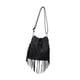 thumbnail image 2 of Bolso bandolera de piel para mujer, moderno, informal, con correa ajustable, para picnic Negro, 2 of 9