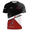 thumbnail image 3 of Conjuntos familiares a juego Camisetas de carreras Audi Ropa para hombres y mujeres Camisas de manga corta con cuello redondo Tops suaves y livianos de secado rápido, 3 of 5