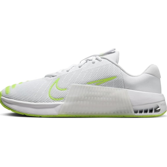 Nike Metcon 9 Men's Workout Shoes (DZ2617-104, White/White/Volt) Size 10