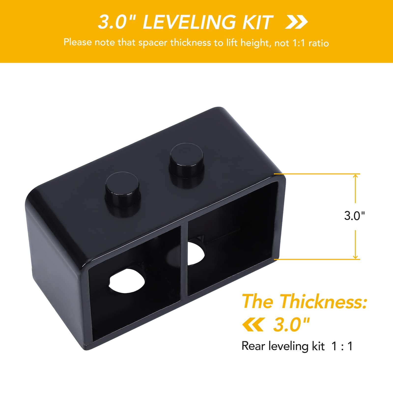 Furvclv 2" Ram 1500 Leveling Lift Kits - 2 Inch Front Strut Spacer Suspension Lift Kit Lift Spacers for 2006-2021 Ram 1500 (4WD Only), 2005-2011 Dakota (2WD Only), 2006-2009 Raider