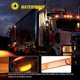 thumbnail image 4 of 2PCS Amber/Red LED Fender Marker Lights LED Clearance Trailer Fender Lights Trailer Light Assembly, 4 of 5