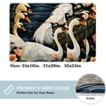 thumbnail image 2 of Swan Polyester Non-Slip Machine Washable Bath Rug Indoor Rug Door Carpet, 2 of 6