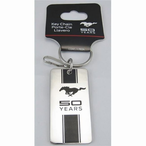 Ford Mustang 50 Years Anniversary Enamel Key Chain