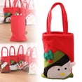 thumbnail image 2 of AUDeals Christmas Gift Bags with Handles Festive Red Holiday Treat Bags for Kids, Candy Favors, Xmas Party Supplies, 2 of 7