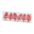 thumbnail image 2 of 6 piezas de piñas artificiales perfecl colgantes Navidad Rojo 7 x 4 x 4 cm, 2 of 8