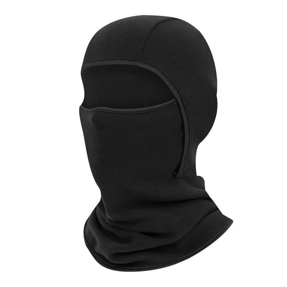 Penkiiy Winter Children's Cycling Face Mask Cold And Windproof Outdoor Bicycle And Motorcycle Protection Skiing Face Mask Black