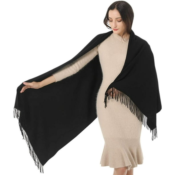 Bufanda tipo chal para mujer Desiderio, pashmina, cachemira, suave, idea de regalo, estola para boda o Navidad