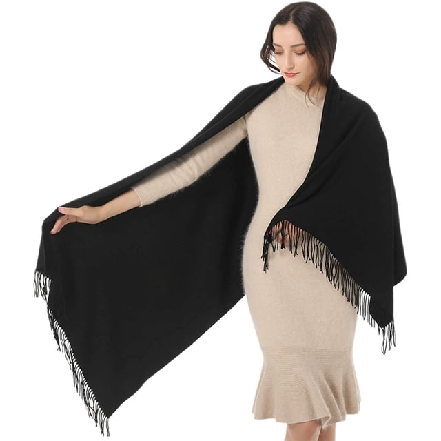 Bufanda tipo chal para mujer Desiderio, pashmina, cachemira, suave, idea de regalo, estola para boda o Navidad