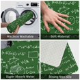 Bathroom Rugs Mat, Math equation green Washable Non Slip Bath Kitchen