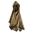 thumbnail image 2 of 1/6 Scale Figure Hooded Cape, Open Front Poncho Coat, Stylish Figure, 2 of 7