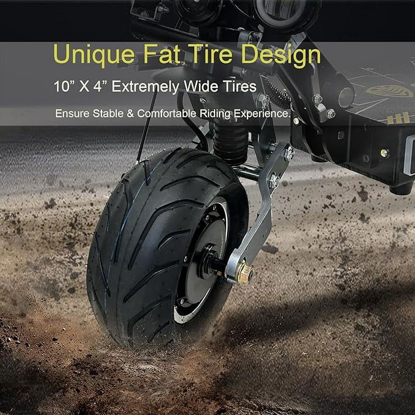 Goobee ZO01Pro Electric Scooter Adults Dual Motor 60V 6000W 58MPH Speed 60 Miles Long Range