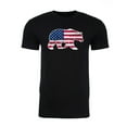 thumbnail image 2 of American Flag Bear, Men's 4th of July Shirts, Graphic Tee shirts for Men - Black MH200PATRIOT S1 XL, 2 of 3