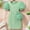 Green, variant on ZZwxWA Summer Saving Small and Medium-sized Girls' Lightweight Short Sleeved Round Neck Solid Color Bag Dress Newborn Girl Outfits