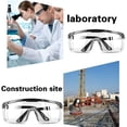 thumbnail image 6 of Safety Glasses, Z87 UV 400 Clear Safety Goggles Over Eyeglasses, Anti-fog Eyes Protection Goggles Nurse Men Women,Protective Eyewear Anti-Scratch/Splash with Adjustable Temple for Lab（3PCS）, 6 of 8