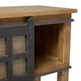 thumbnail image 6 of DecMode 47" x 31" Brown Wood 2 Drawers 1 Shelf and 2 Doors Console Table, 1-Piece, 6 of 13