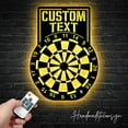 thumbnail image 2 of Handmadetneonsign Personalized Dart Dartboard Metal Wall Art LED Light - Custom Dart Player Name Sign, 2 of 5
