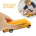 thumbnail image 3 of School Bus Pull Back Car with Pull-Back Action Model Kids Musical Toys Mini Child Campus Alloy, 3 of 6