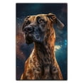 thumbnail image 3 of Great Dane Dog Space Painting Poster Unframe, Great Dane Dog Canvas Frame Ready to Hang - Bathroom Art Wall Decor - Dog Poster, 3 of 6