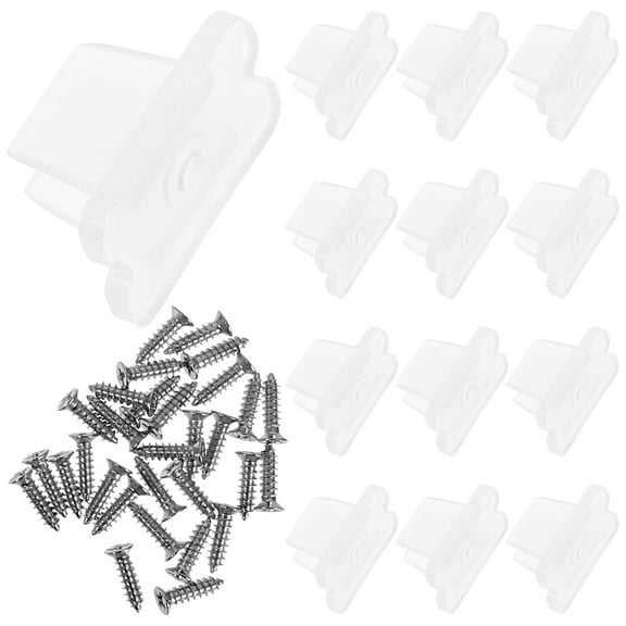 Raindrops 30pcs Led Rope Light Mounting Clips Neon Rope Light Strip Bracket Support Fixing Clamps Led Strip Mounting Clips Holder With Screws